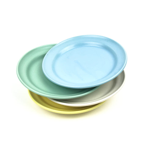Plates in White Stoneware