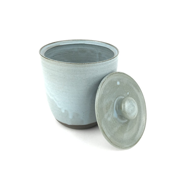 Covered Jars in Dark Stoneware