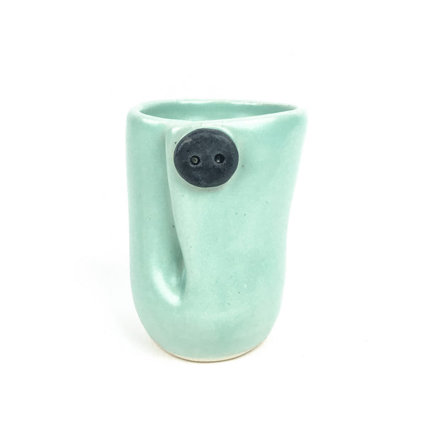 Little Vase in White Stoneware