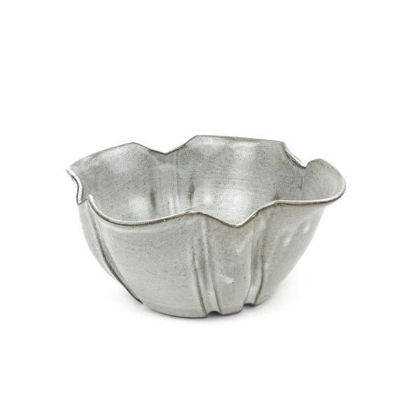 Fluted Bowls in Dark Stoneware