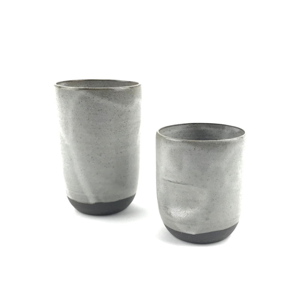 Cups in Dark Stoneware