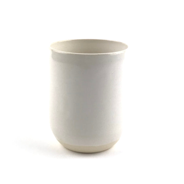 Cups in White Stoneware