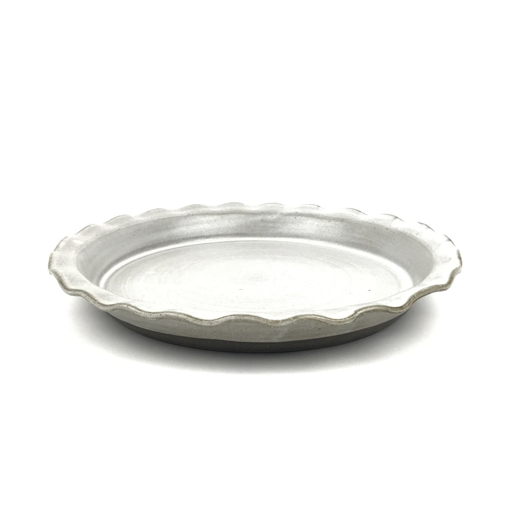 Pie Plates in Dark Stoneware