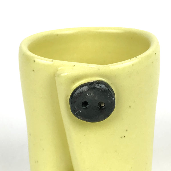 Little Vase in White Stoneware