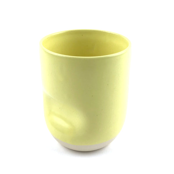 Cups in White Stoneware