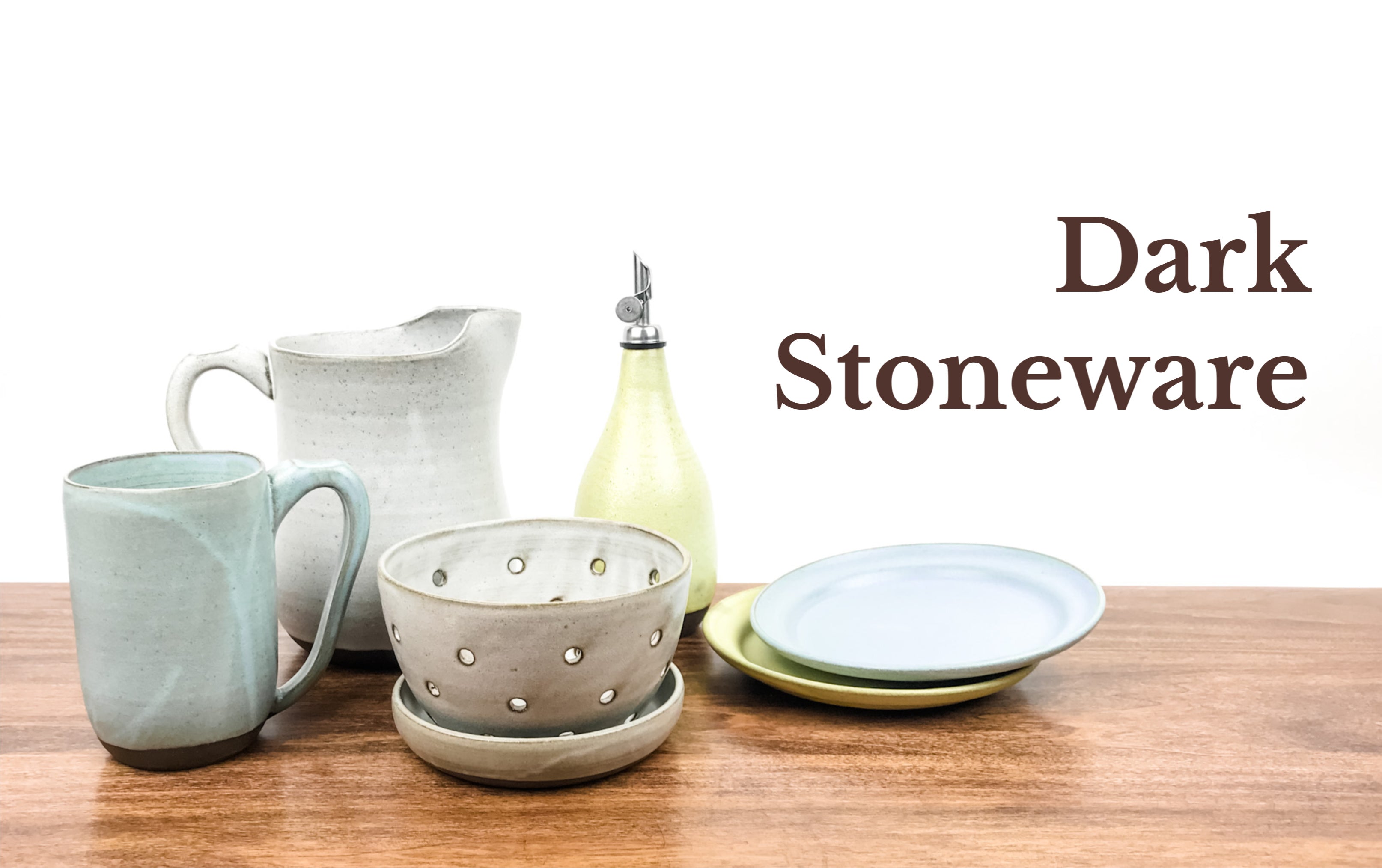 Handmade Ceramic Dark Stoneware Pottery